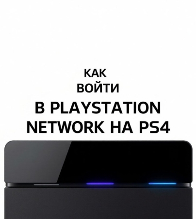 Как войти в PlayStation Network на PS4 — полная инструкция